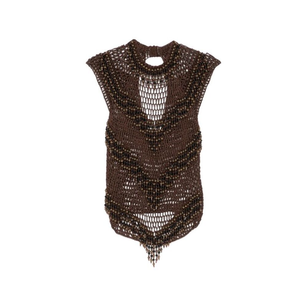 Bless Brown Tops - Vests & Tank Tops Women